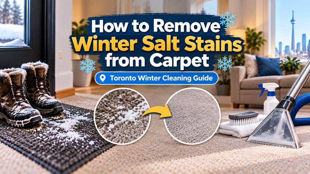How to Remove Winter Salt Stains from Carpet in Toronto
