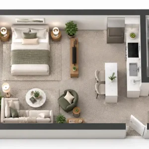 Condo Carpet Cleaning - 1 Bedrooms
