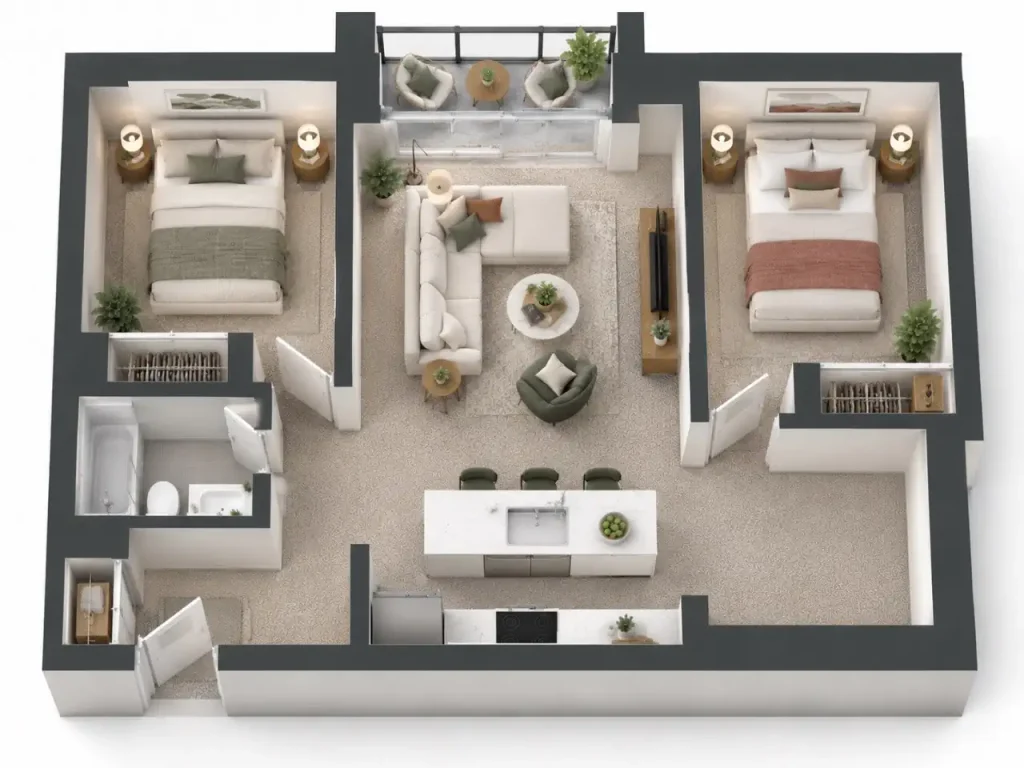 Condo Carpet Cleaning - 2 Bedrooms