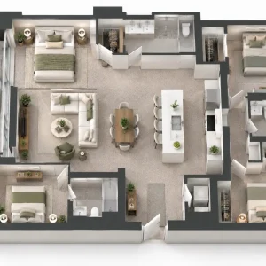 Condo Carpet Cleaning - 3 Bedrooms