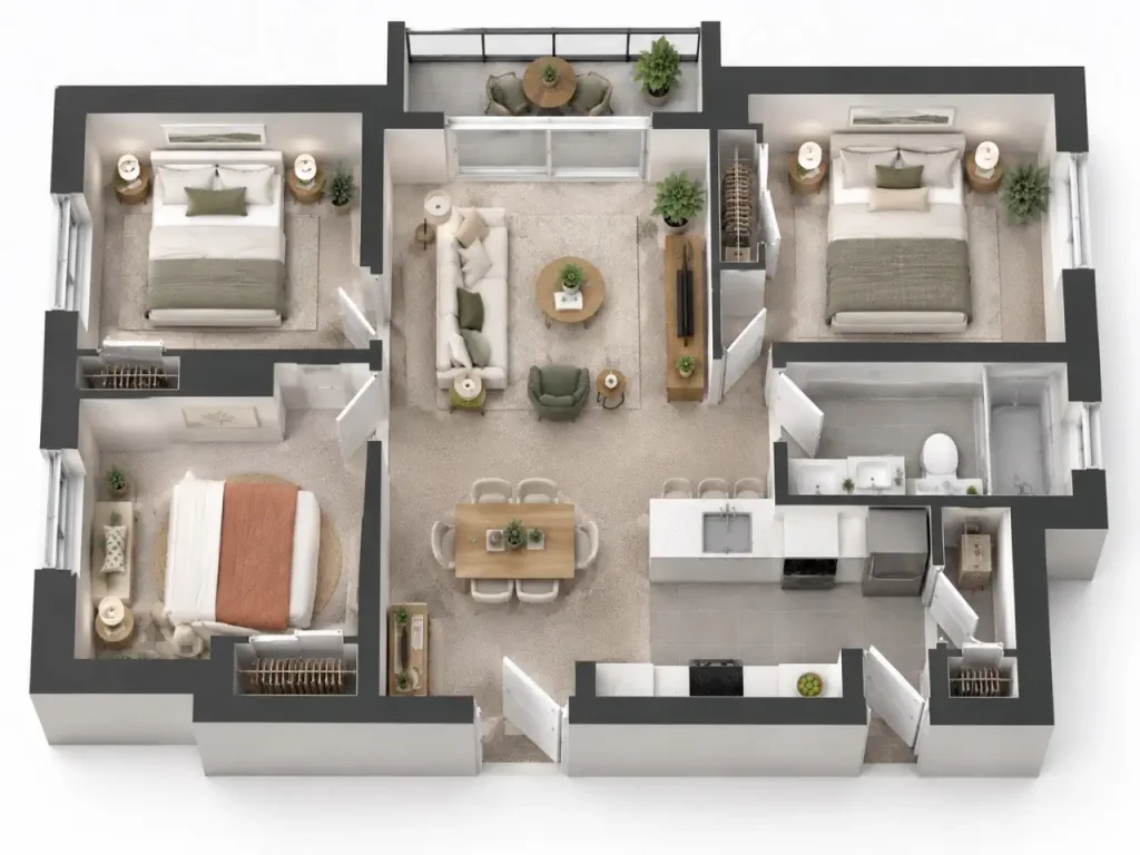 Condo Carpet Cleaning - 4 Bedrooms